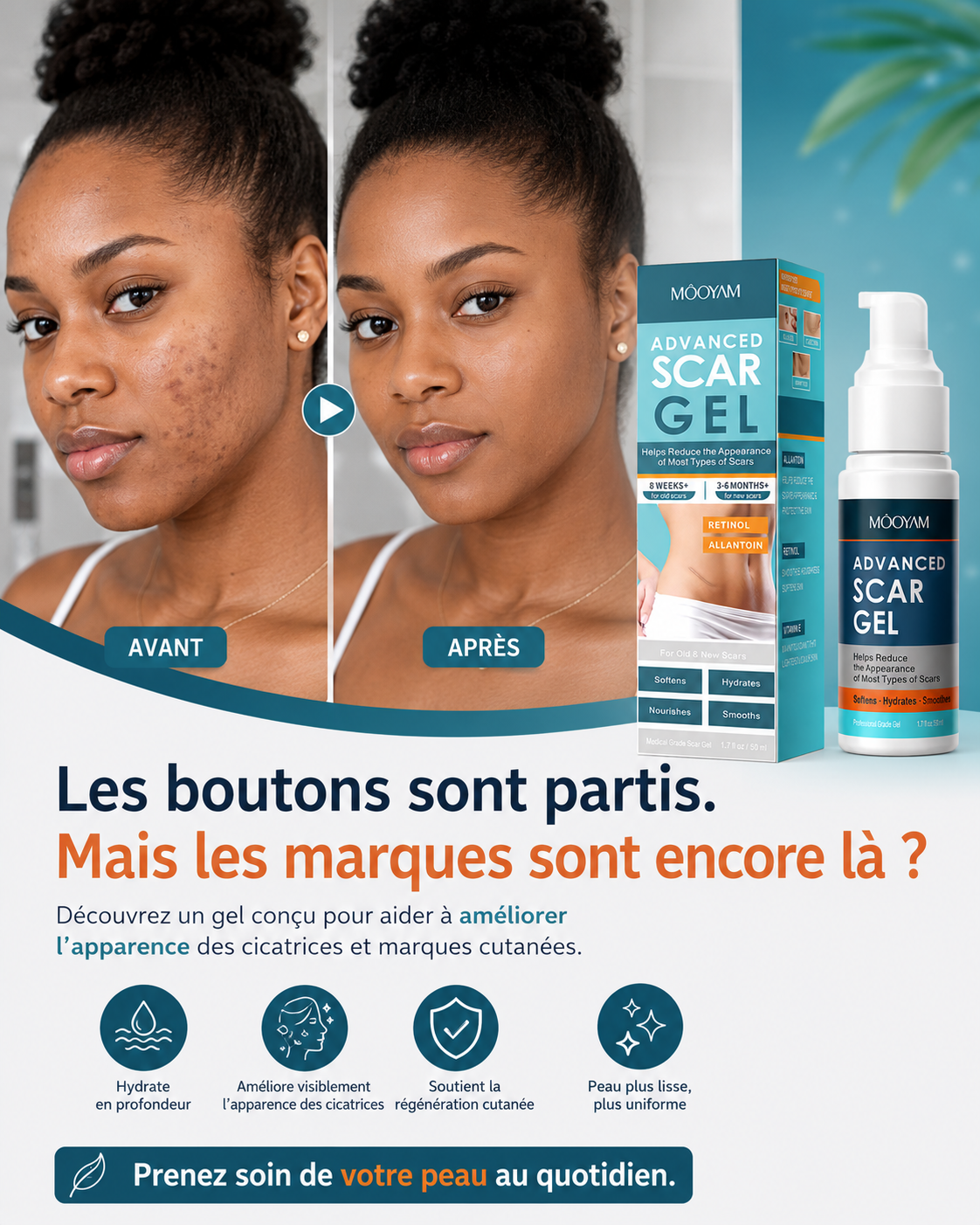 Dites adieu aux cicatrices grâce à ce vrai gel médical